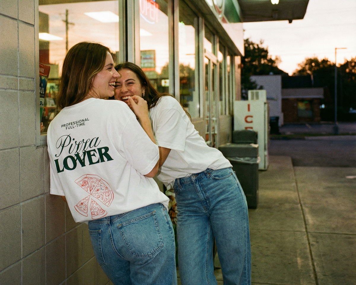 Pizza Lover oversized T-Shirt