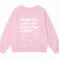 Inhale / Exhale oversized Sweater