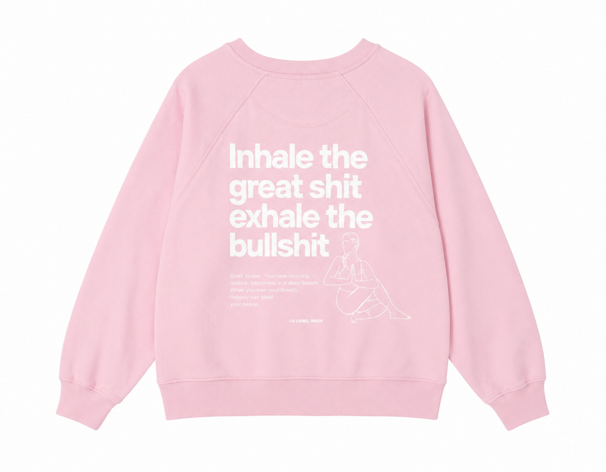 Inhale / Exhale oversized Sweater