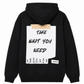 Take what you need - oversized Hoodie