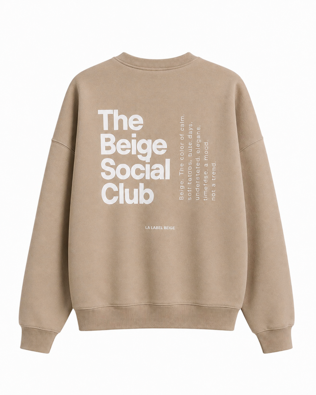 The Beige Social Club – Organic Cotton Sweater