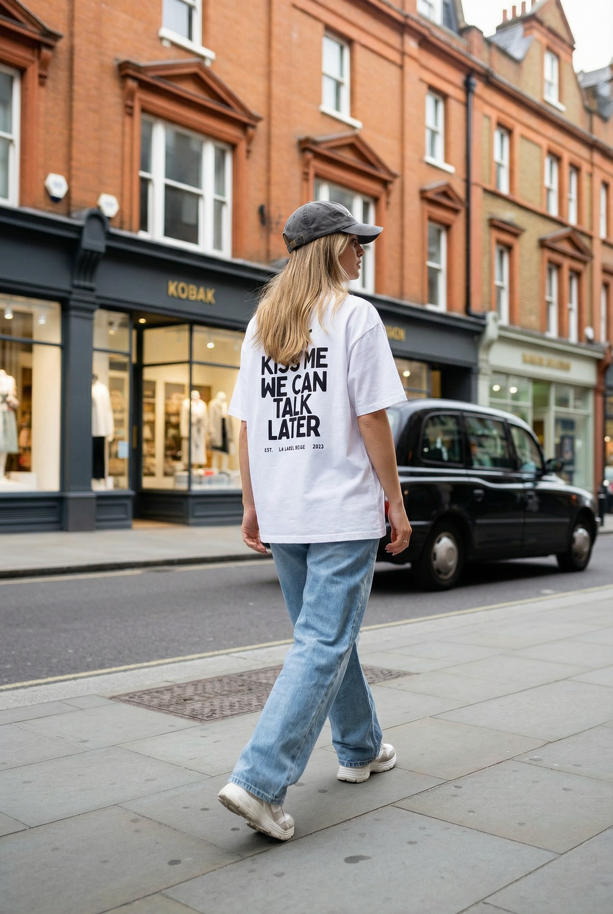 Just kiss me / oversized Tshirt