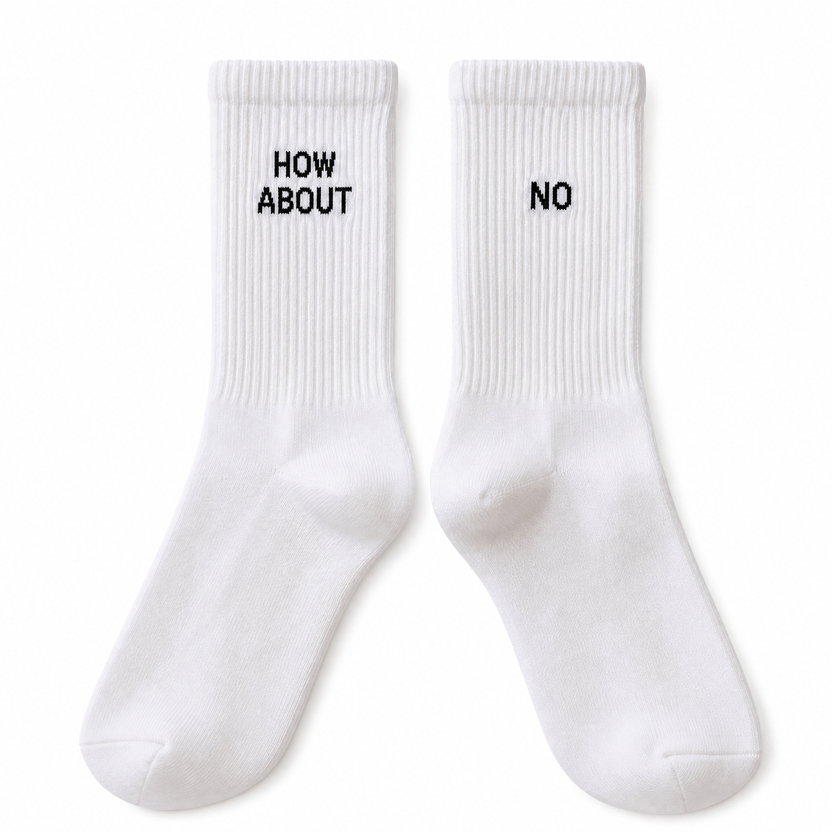 „How about no“ - Sportsocken